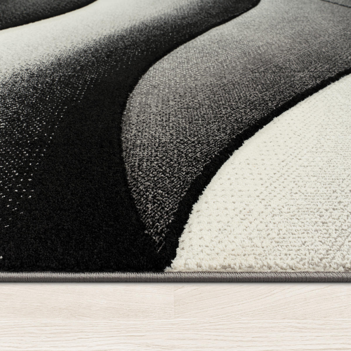 KURZFLORTEPPICH 120/170 cm Diamond 666 - Grau, Textil (120/170cm) - Paco Home