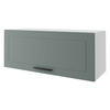 KLAPPHÄNGESCHRANK Kvantum W4B/90-AV Mint Matt / Weiß Matt 90 / 32,5 / 36cm - Weiß/Mintgrün, Holz/Holzwerkstoff (90/36/32.5cm) - Feldmann-Wohnen