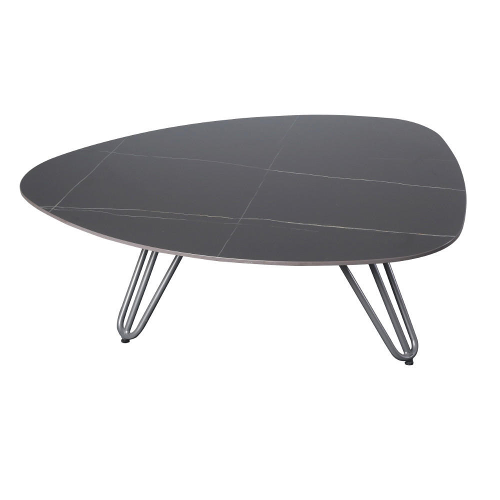 GARTENTISCH Judit 110 cm Terrassentisch - Grau, Metall (88/110/31.5cm) - DELUKE