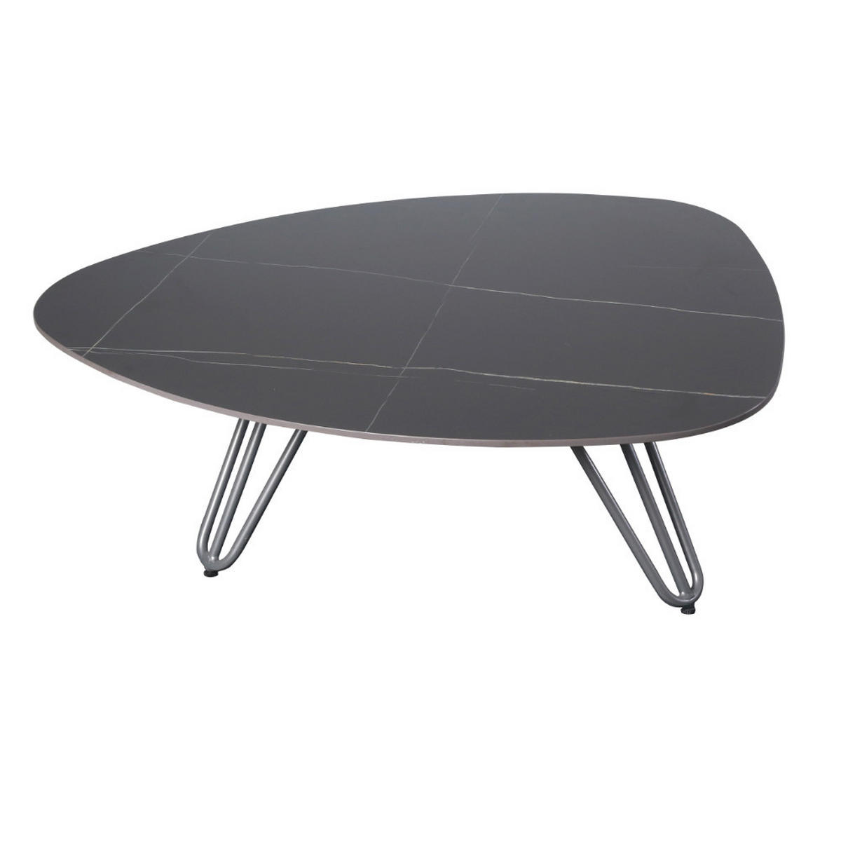 GARTENTISCH Judit 110 cm Terrassentisch - Grau, Metall (88/110/31.5cm) - DELUKE