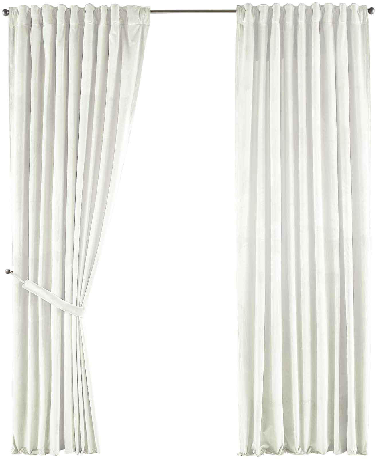VORHANG 2ER SET MILANO HxB 280x135 cm Creme - Creme, Textil (135/280cm) - Gardinenbox
