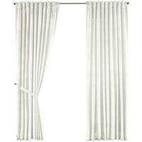 VORHANG 2ER SET MILANO HxB 280x135 cm Creme - Creme, Textil (135/280cm) - Gardinenbox