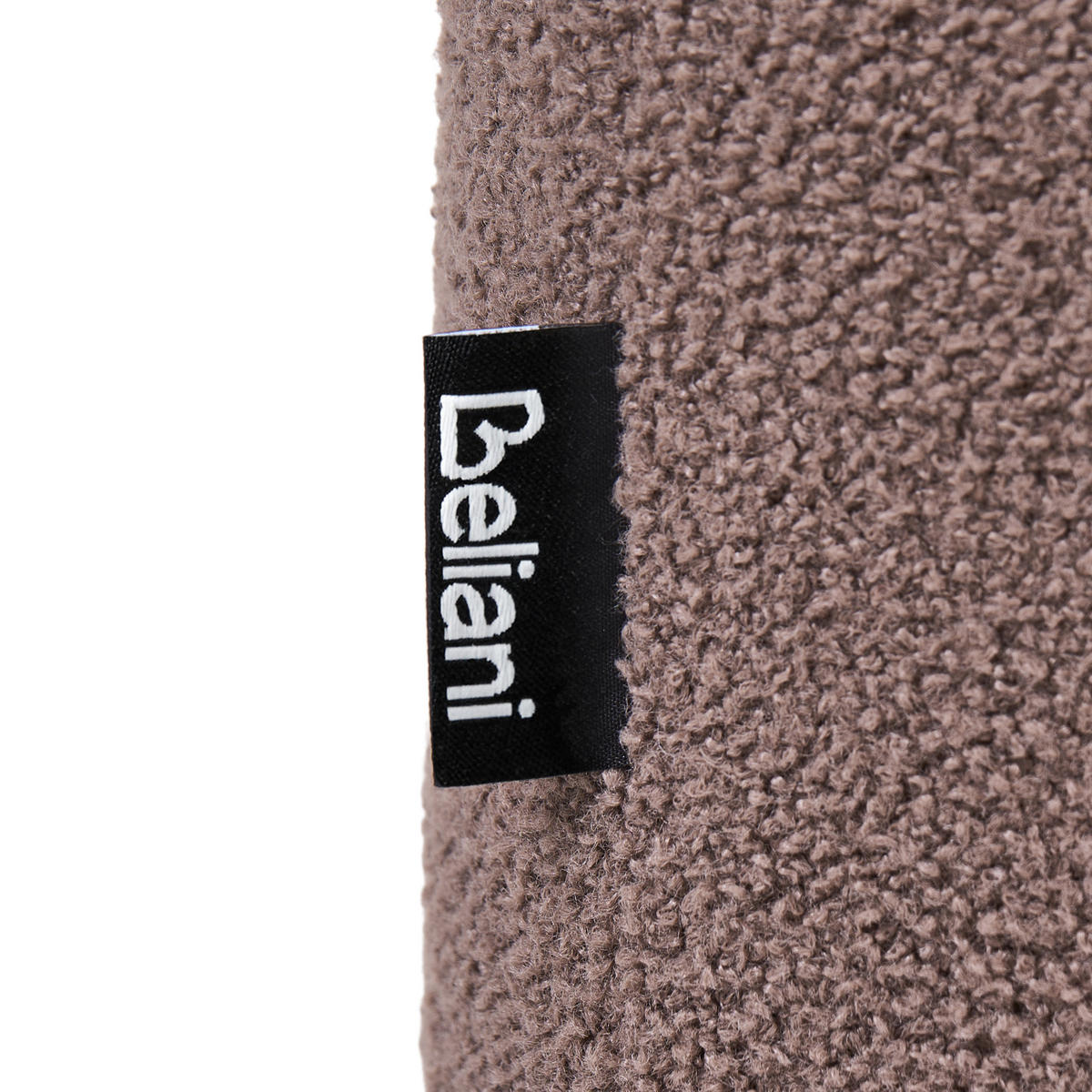 POLSTERBANK Bouclé Braun Idyllwild - Braun, Textil (111/45/39cm) - Beliani
