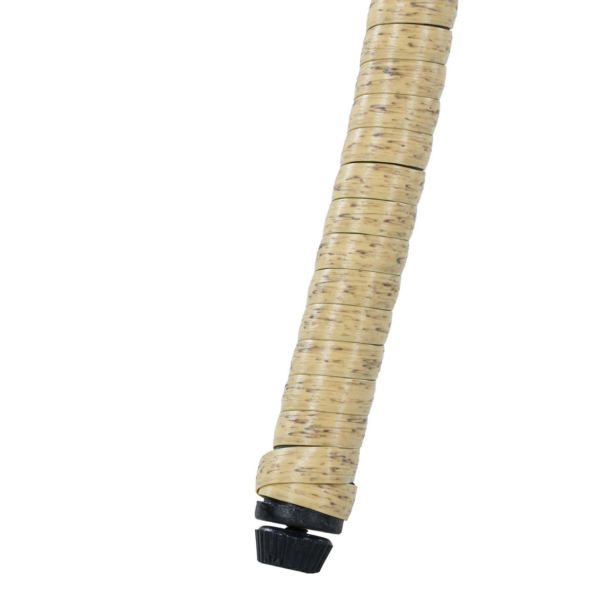 GARTENSETS aus Rattan 3-teilig Beige mit Schaukelstühlen & Glastisch - Beige, Metall - Modfu