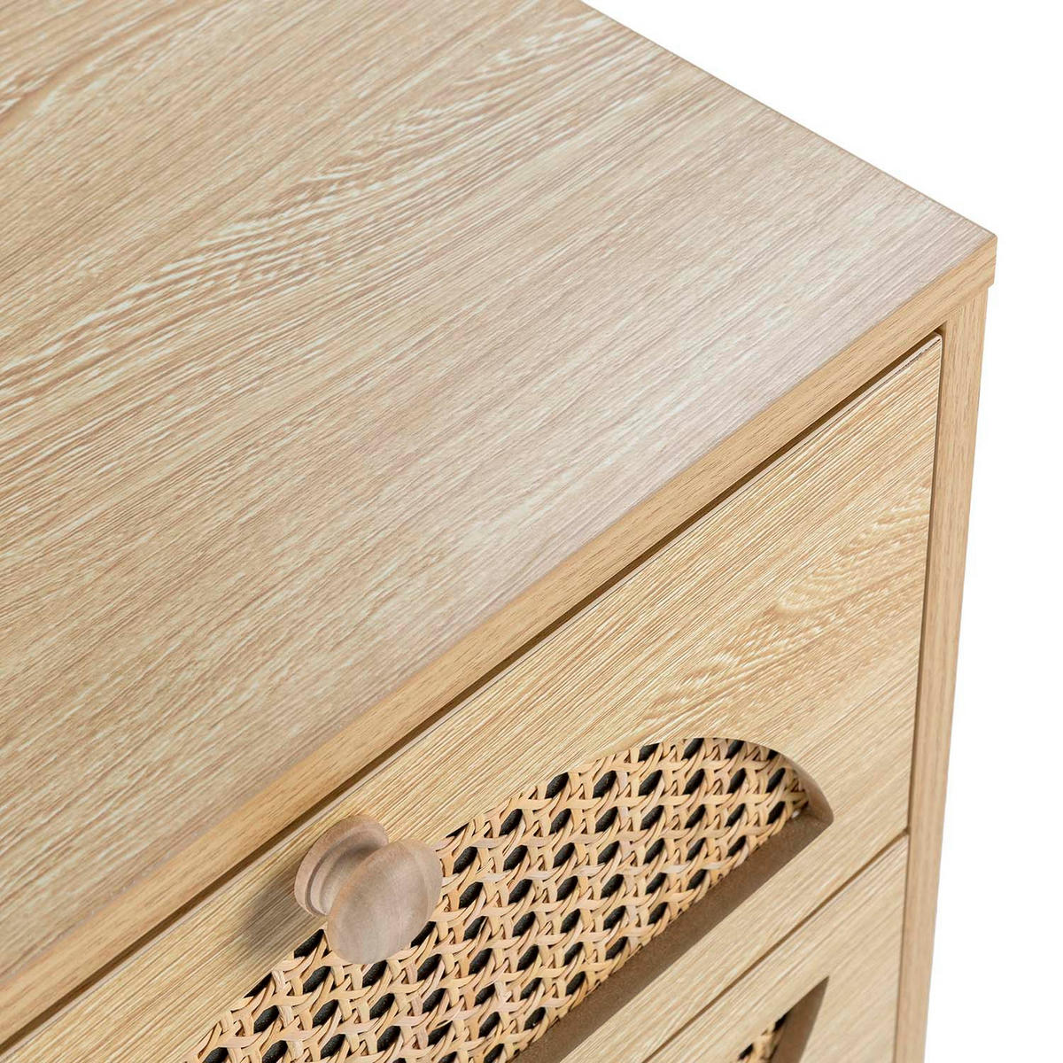 NACHTTISCH Luna 2 Schubladen, eichefarben - Honigeiche, Holz/Holzwerkstoff (40/53/35cm) - VS Venta-stock