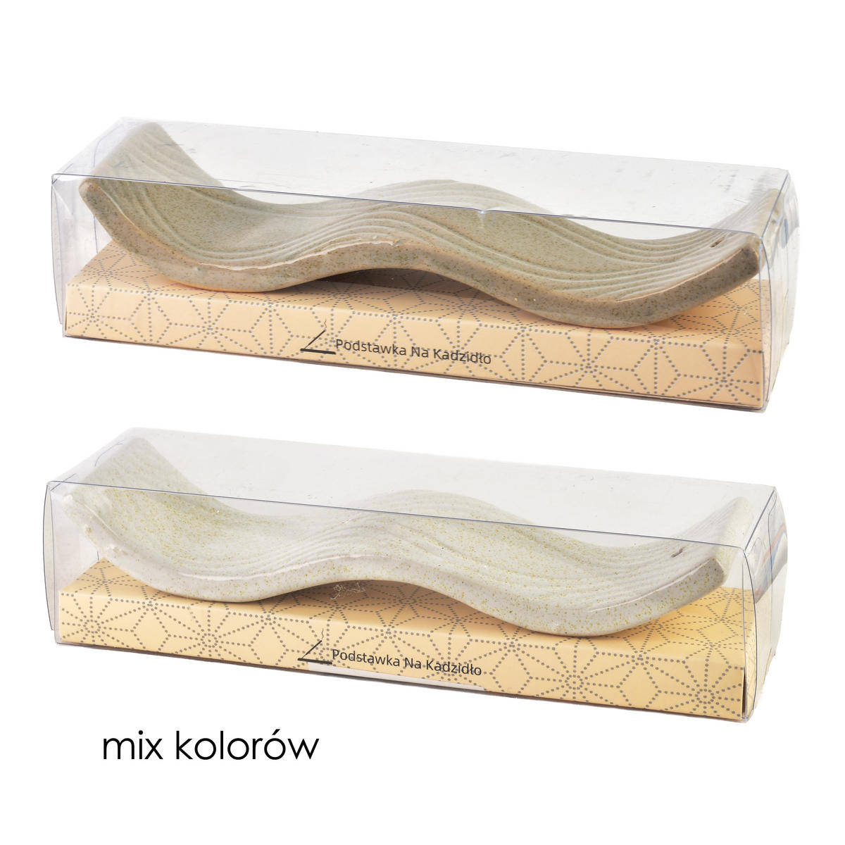RÄUCHERSTÄBCHENHALTER Beige Hell/Dunkel Mix 20/5/3cm Keramik - Beige, Keramik (5/5/20cm) - Mondex