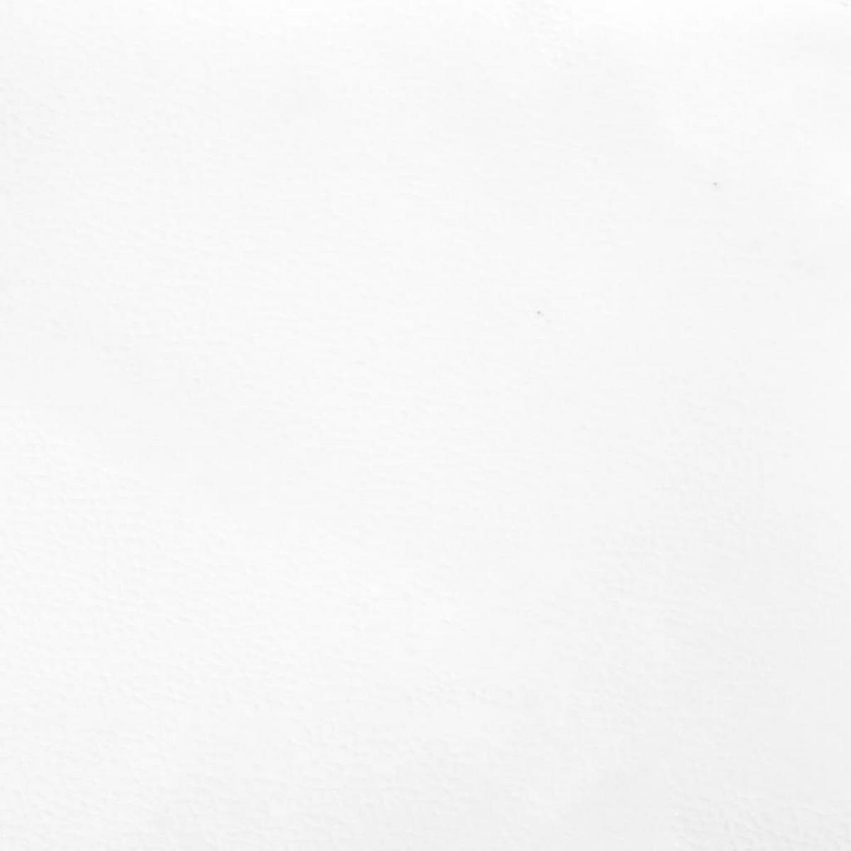 KOPFTEIL Weiß 180/5/118/128 Cm Kunstleder - Weiß, Leder (5/128/180cm) - vidaXL