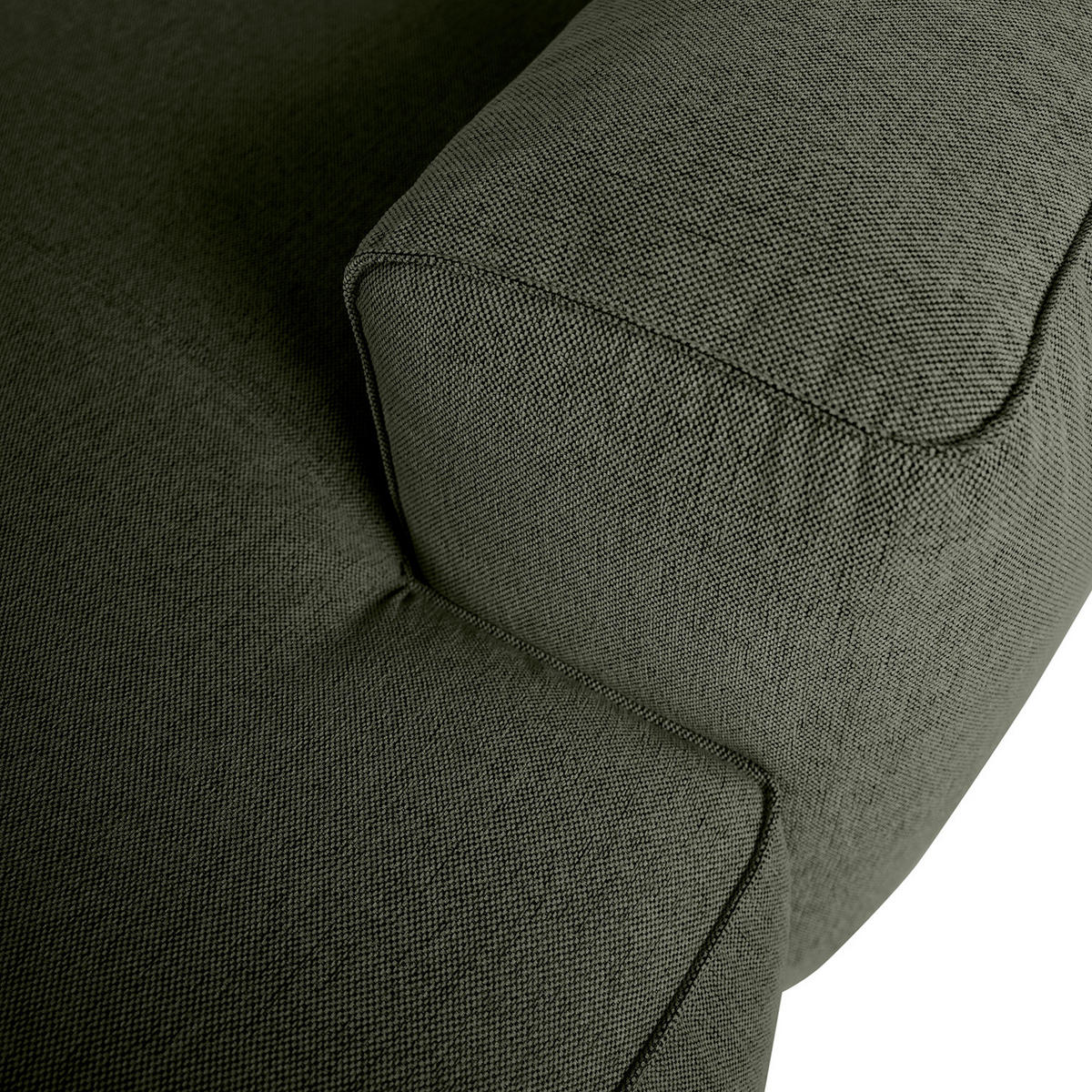 3-SITZER ECKSOFA mit Longchair - Schwarz/Grau, Kunststoff/Textil (284/173cm) - home24