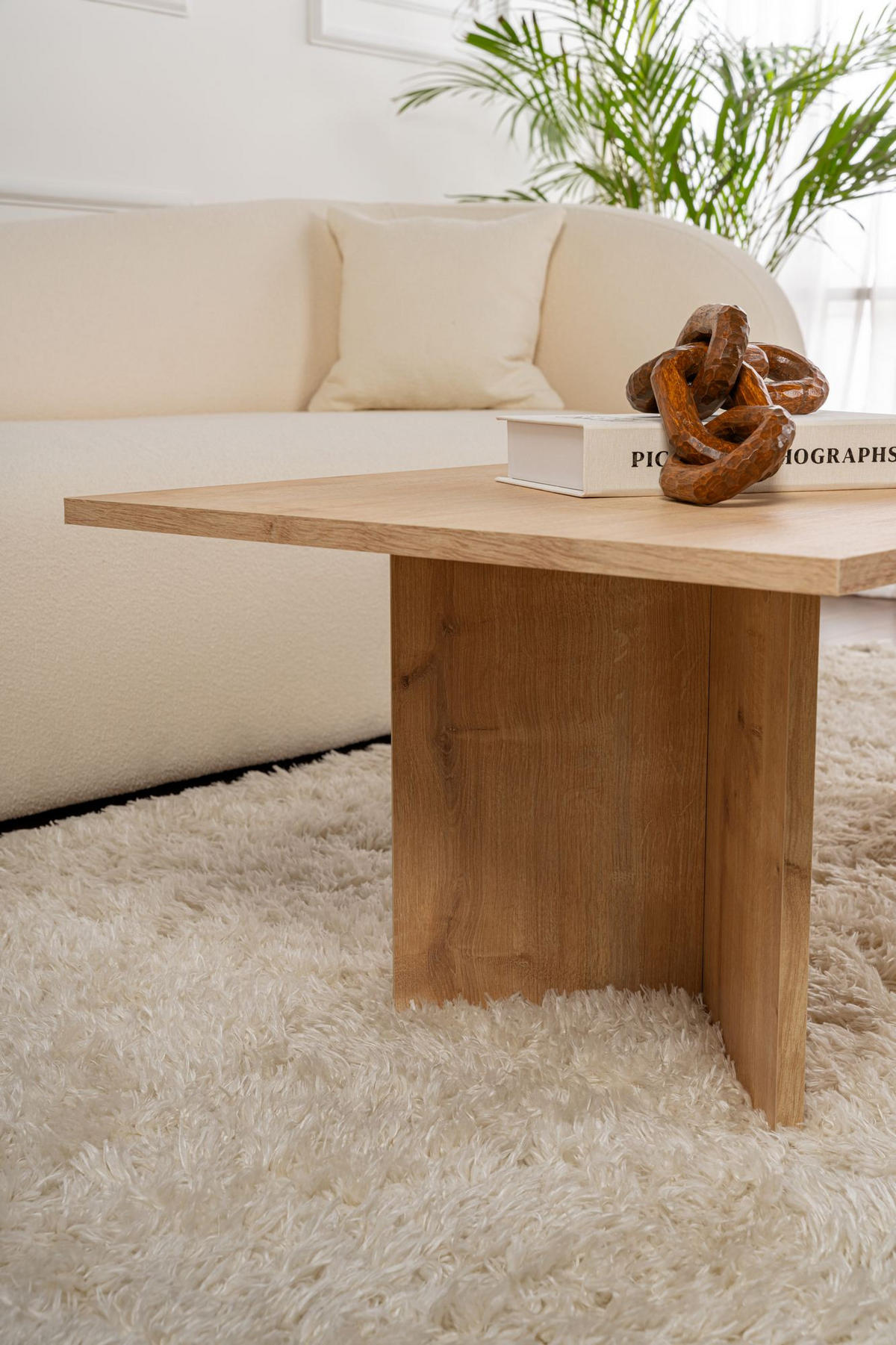 COUCHTISCH sabin Chêne Saphir - Braun, Holzwerkstoff (119/60/40cm) - Habitat Garten