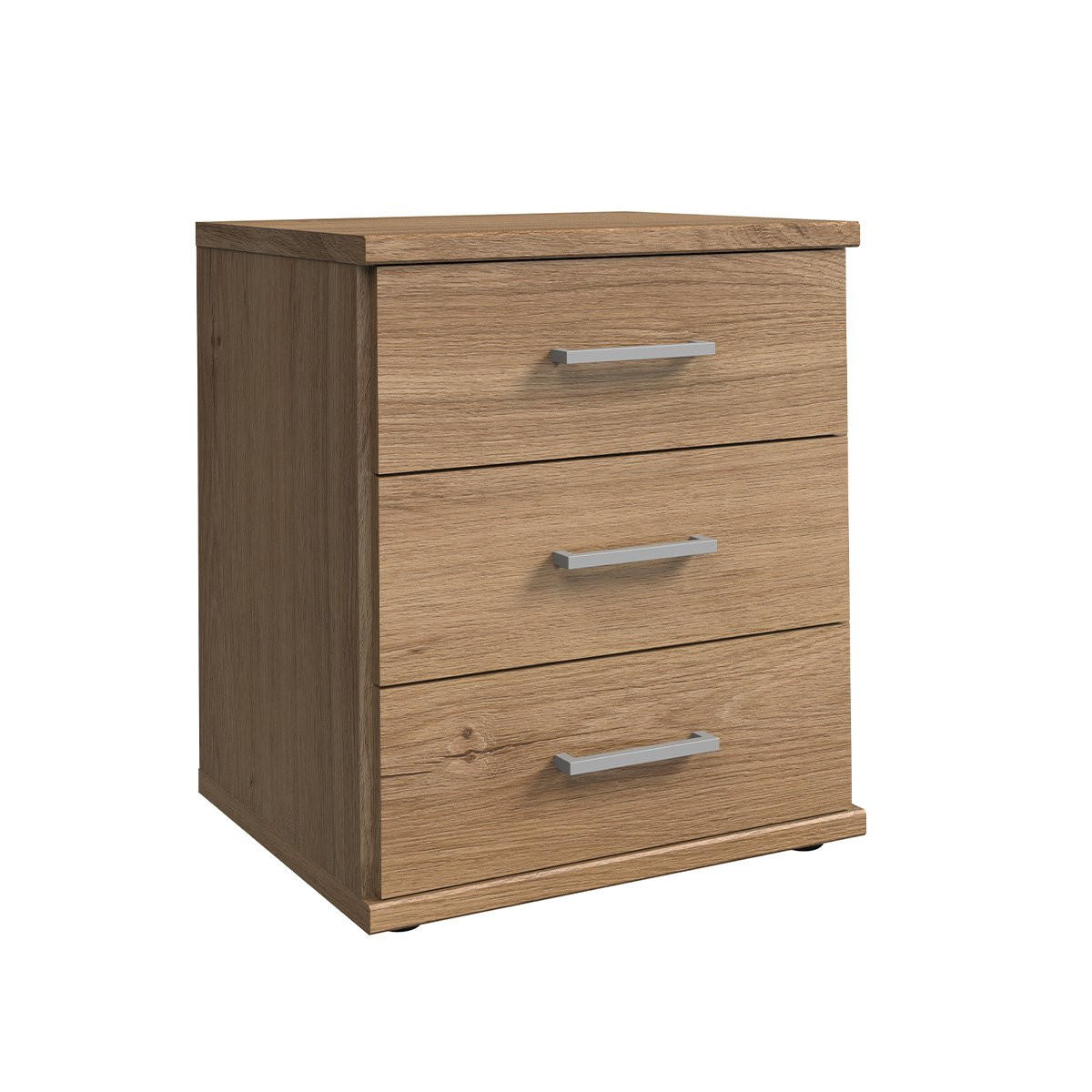 KOMMODE 3 Schubladen - L46 cm - Eiche Artisan, Holzwerkstoff (40/58/46cm) - Calicosy