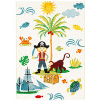 KINDER TEPPICH MAUI KIDS PIRATENWELT - Multicolor, Textil (200/290cm) - Pergamon