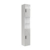 HOCHSCHRANK Irma Weiß/Weiß Hochglanz 30 x 190 cm mit 2 Türen - Weiß Hochglanz, Holzwerkstoff (30/190/30cm) - Vicco
