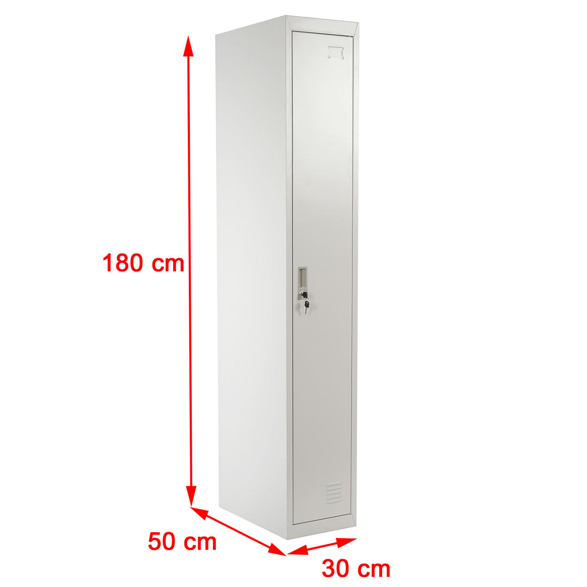 SPIND METALL NACH ASR A4.1 Grau - Grau, Metall (30/180/50cm) - MCW