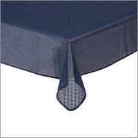 TISCHDECKE Gartentischdecke Karo Blau 110x140 cm Outdoor Weichschaum PVC rechteckig Terrasse Garten rutschfest wetterfest - Blau, Kunststoff (110/140cm) - TiborTex