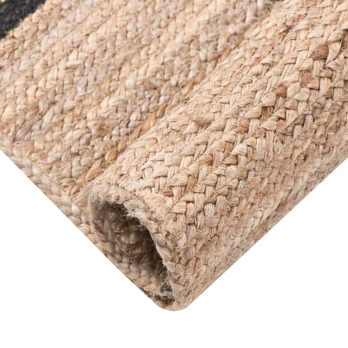 KOBEREC Béžový 160/230 cm Juta Ghota - béžová, textil (160/230cm) - Beliani