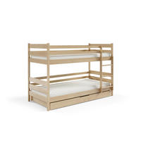 ETAGENBETT SIMBA mit Bettkasten 80x190 cm Kieferfarben - Kieferfarben, Holz (80/190cm) - MASSENO