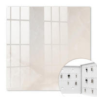 SCHLÜSSELBOX Weiß 30x30 cm – Türöffnung nach rechts - Beige Eleganz - Beige, Metall (30/30/5cm) - TULUP