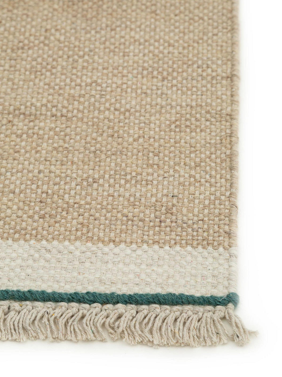 WOLLTEPPICH-LÄUFER Karla Beige 80x250 cm - Beige, Textil (80/1cm) - KUNSTLOFT