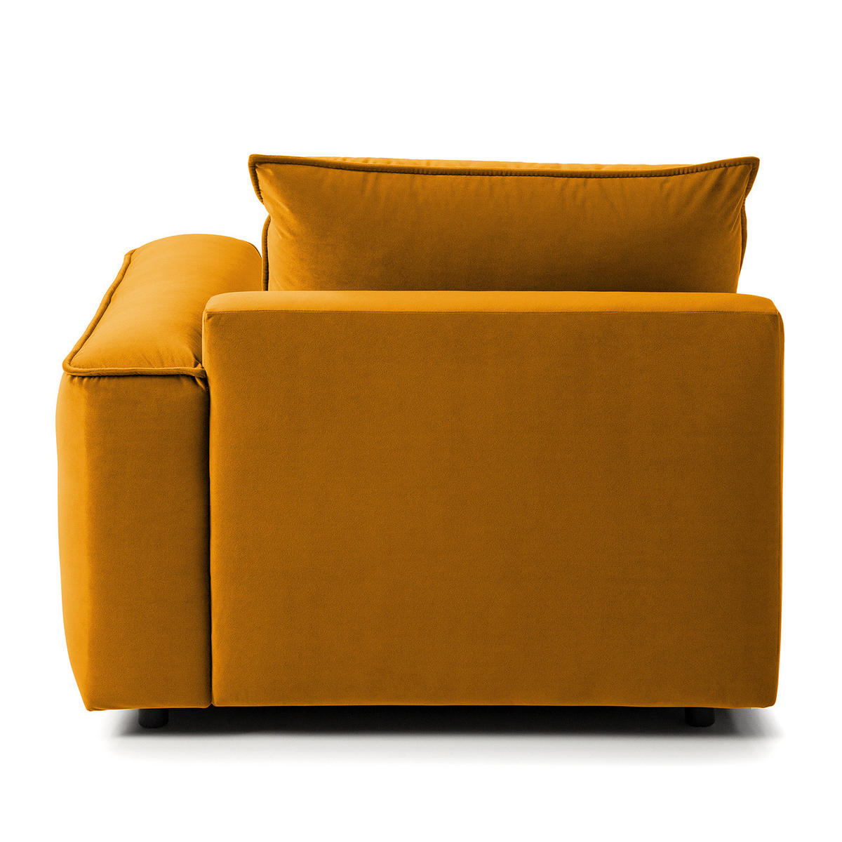 MODULLONGCHAIR - Orange, Holz/Textil (170/82/105cm) - home24