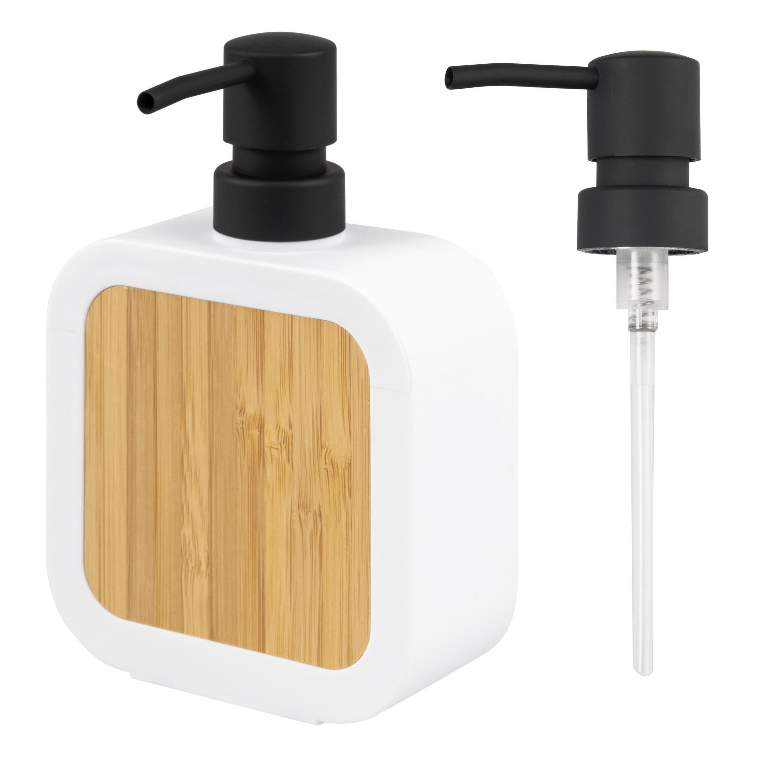 SEIFENSPENDER 300 ml, weiß - Weiß, Kunststoff (11/17/5cm) - eluno