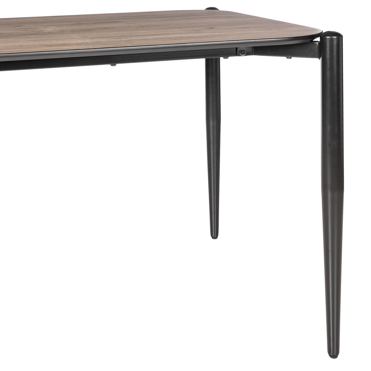 ESSTISCH - Wildeiche, Holzwerkstoff/Metall (90/160/75cm) - home24