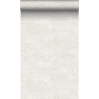 TAPETE Naturstein mit Craquelé-Effekt 53 cm x 10.05 m - Weiß, Papier (53/1000cm) - Origin Wallcoverings