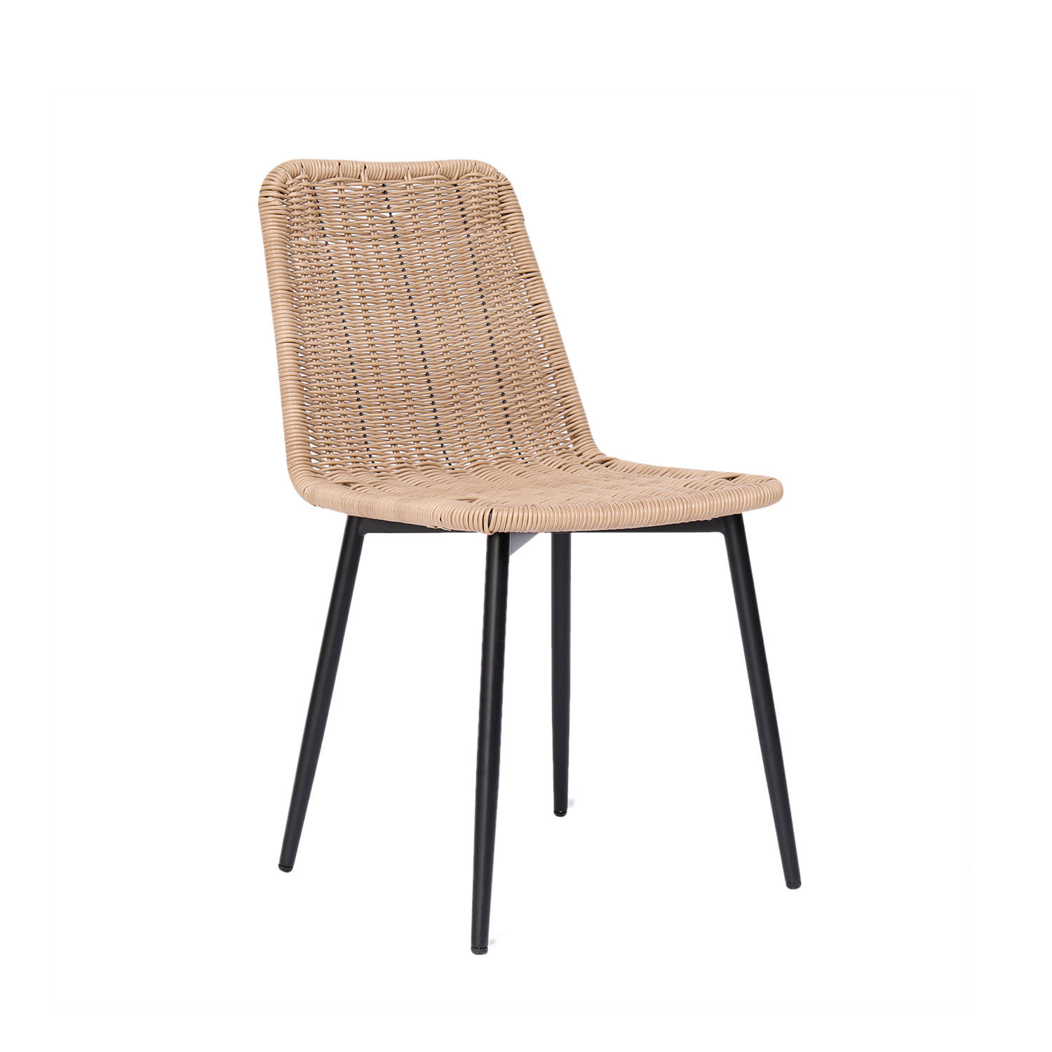 GARTENSTUHL Noah Natürlich 45 cm x 84 cm - Naturfarben, Kunststoff (45/84/56cm) - Klast Home