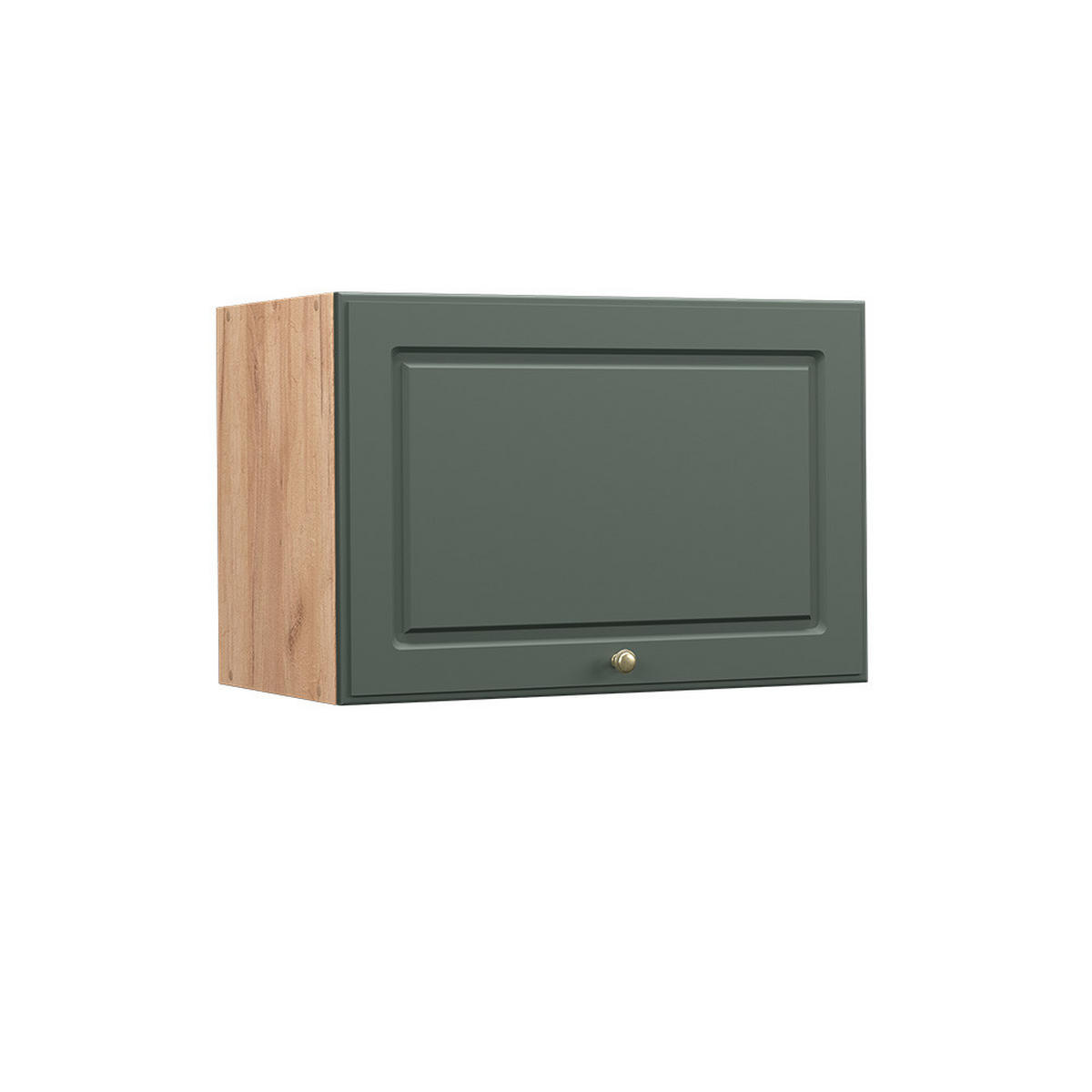 HÄNGESCHRANK Fame-Line Grün-Gold Landhaus 60 cm Flach - Eiche Wotan/Grün, Holzwerkstoff (60/40/34.1cm) - Vicco