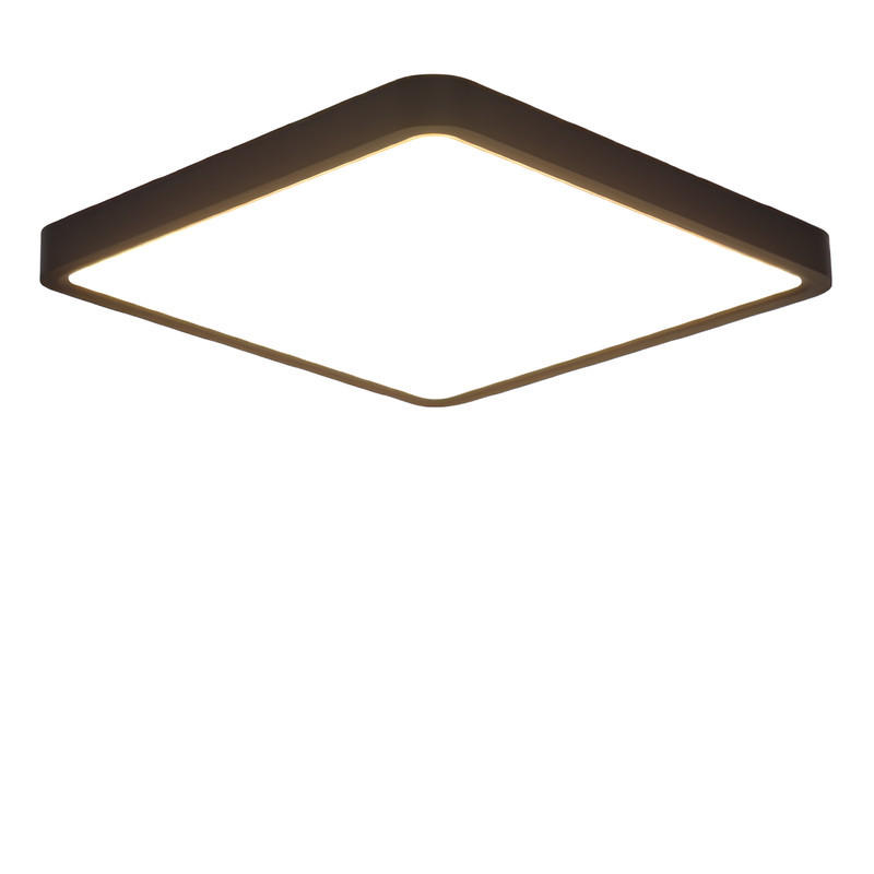 LED-DECKENLEUCHTE Macomber 23/23/2.4cm - Schwarz, Kunststoff (23/23/2.4cm) - Nettlife