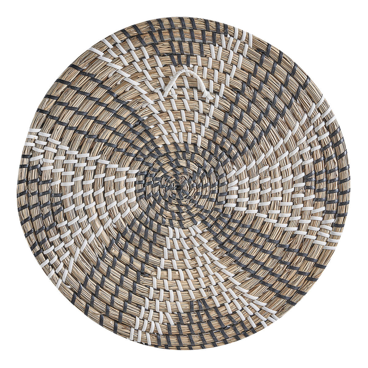 WANDDEKORATION Seegras beige Laocai - Beige, Naturmaterialien (45/45/1cm) - Beliani
