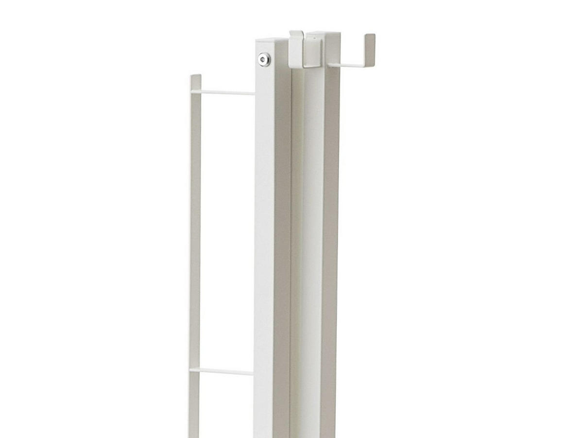 TROCKEN-KLEIDER-STÄNDER Tower weiß 175/160/25 cm - Weiß, Metall (175/160/25cm) - Yamazaki