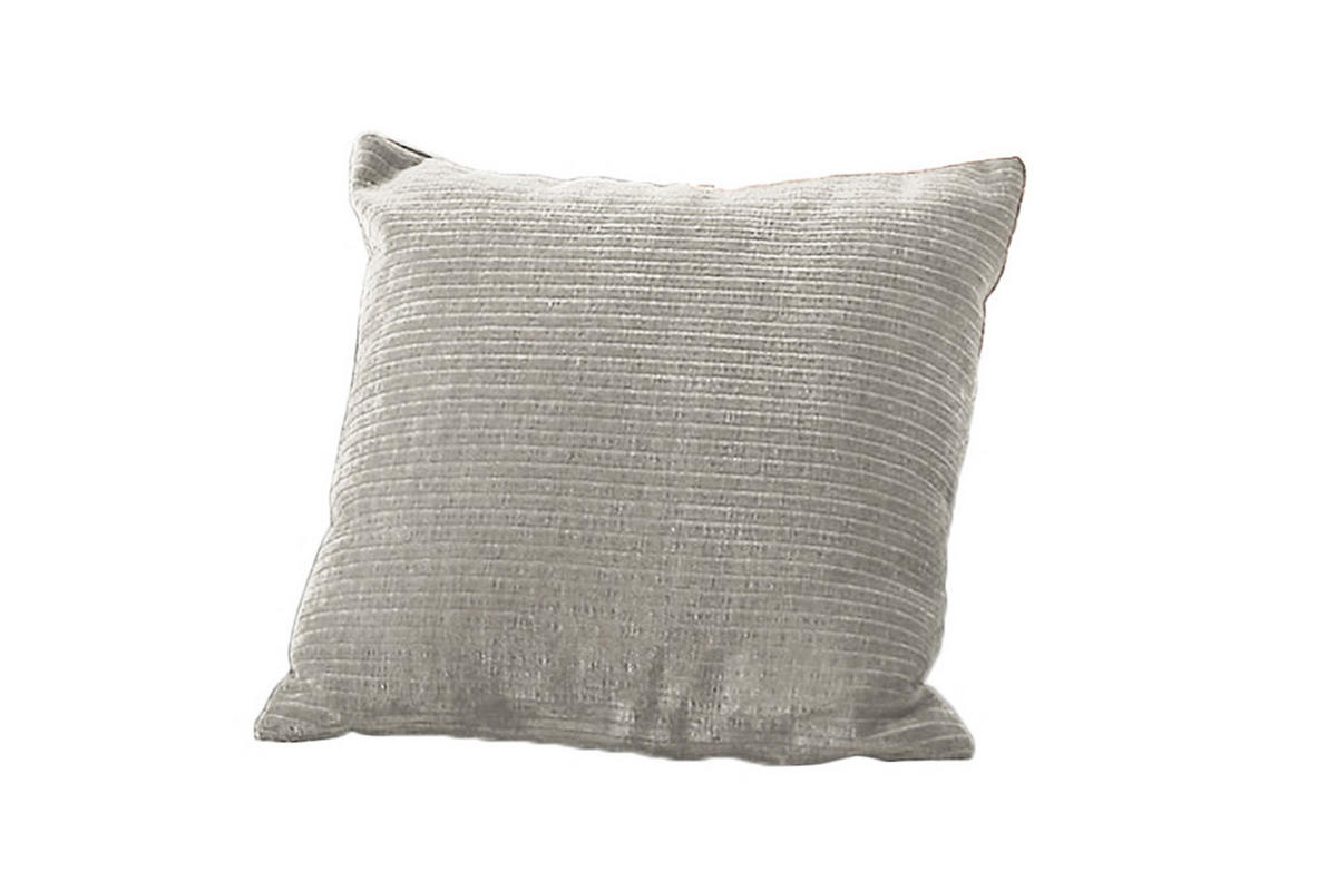 SPITZKISSEN KLEIN SEPHI Cord - Silberfarben, Textil (40/40cm) - KAWOLA