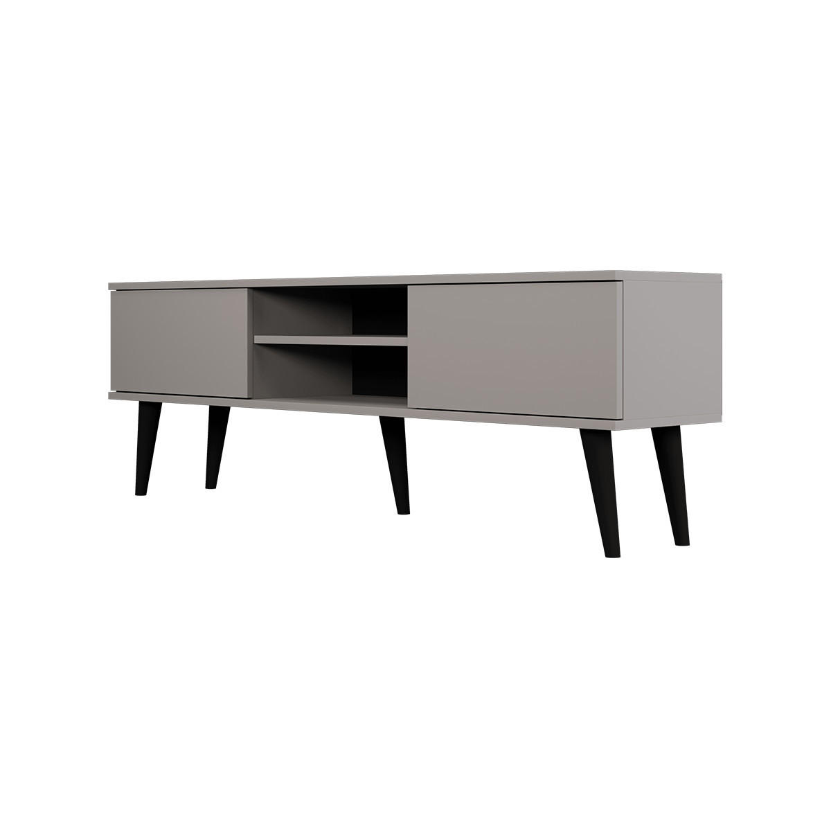 TV-MÖBEL Toronto Grau - Grau, Holzwerkstoff (55/35/160cm) - Petits-meubles