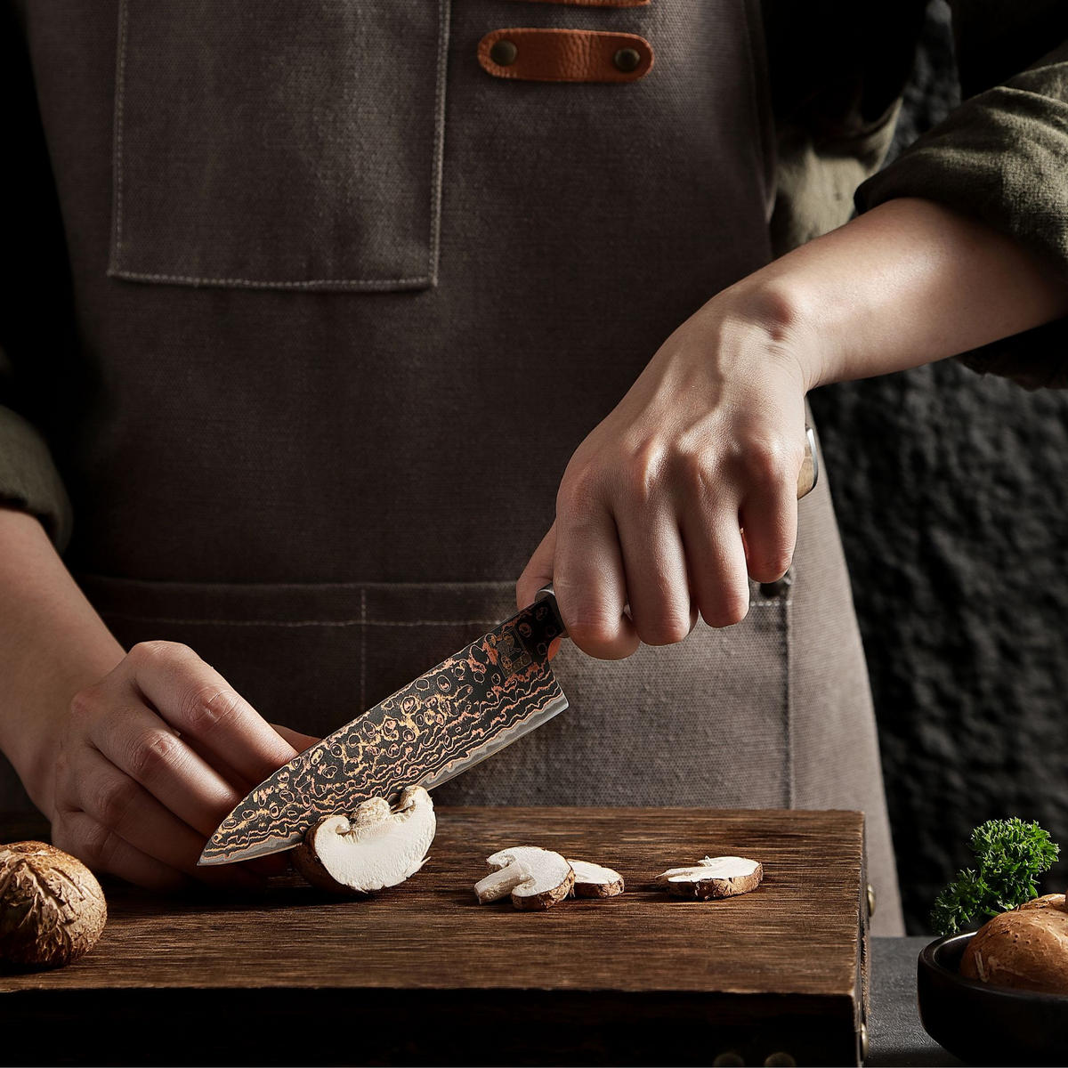 ALLZWECKMESSER 14 cm - Ahornfarben, Holz/Metall (26cm) - Zayiko