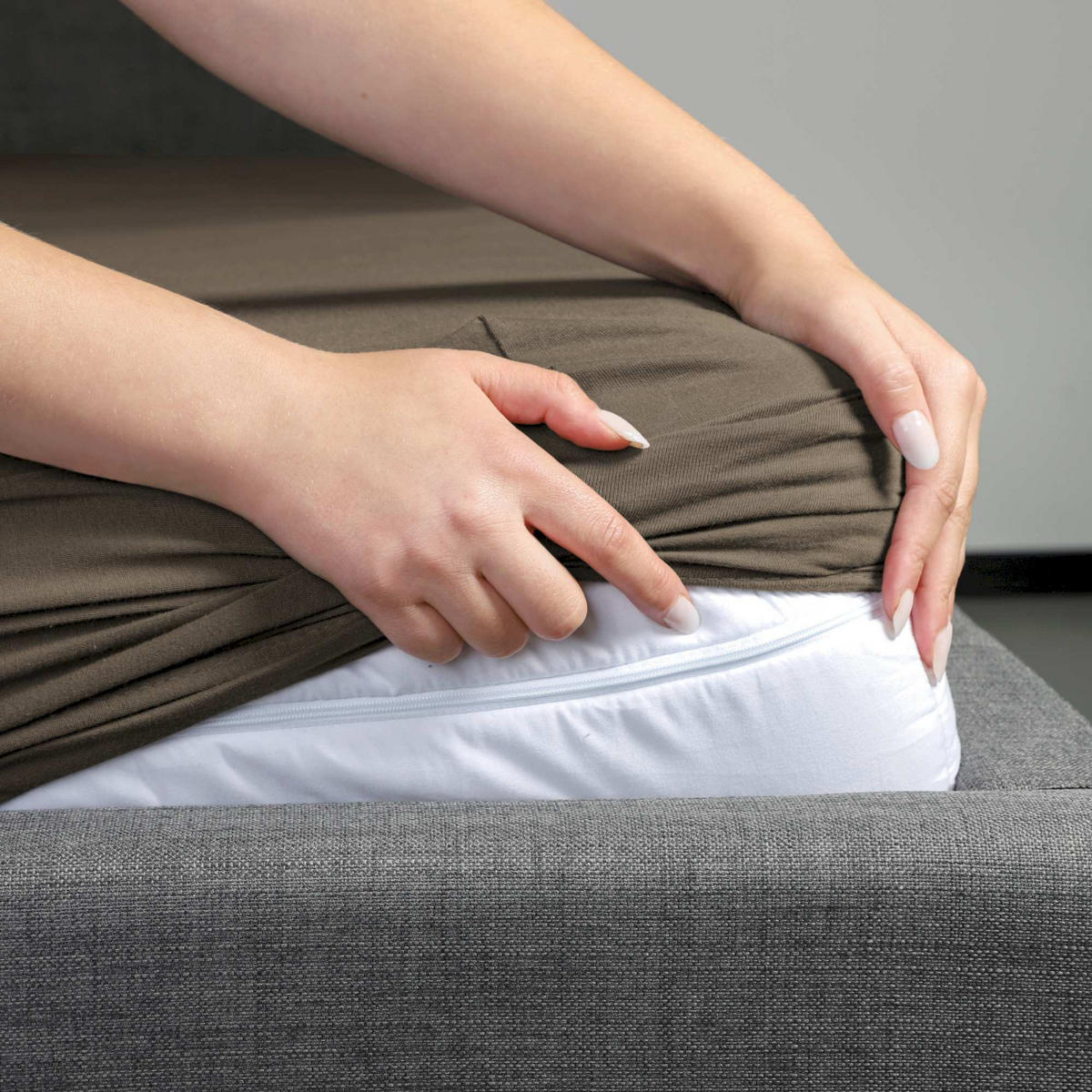 NAPÍNACIE prestieradlo FLAT - biela, textil (140/200cm) - Schöner Wohnen