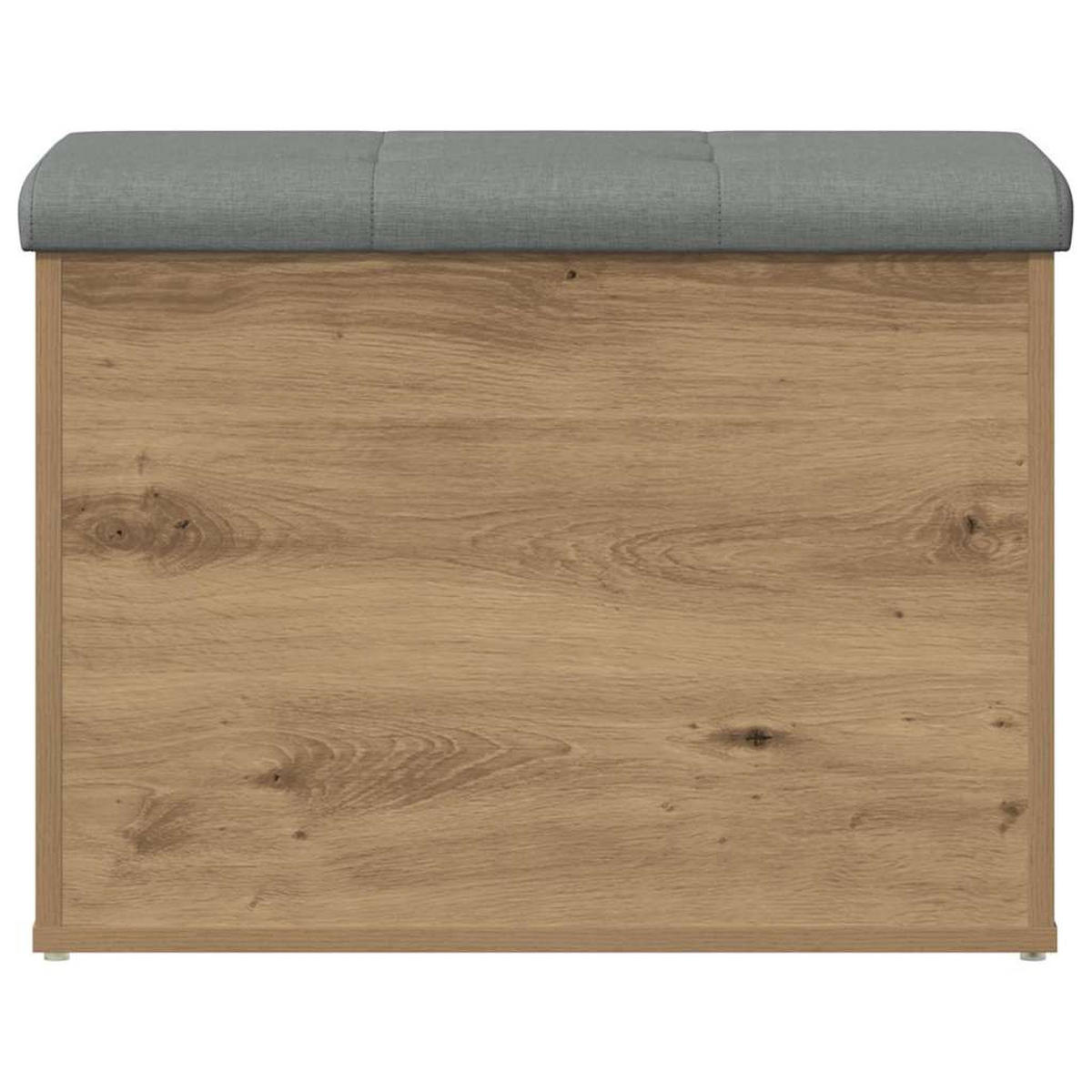 SITZBANK Mit Stauraum Artisan-Eiche 62/42/45 Cm Holzwerkstoff - Braun, Holzwerkstoff (42/45/62cm) - vidaXL
