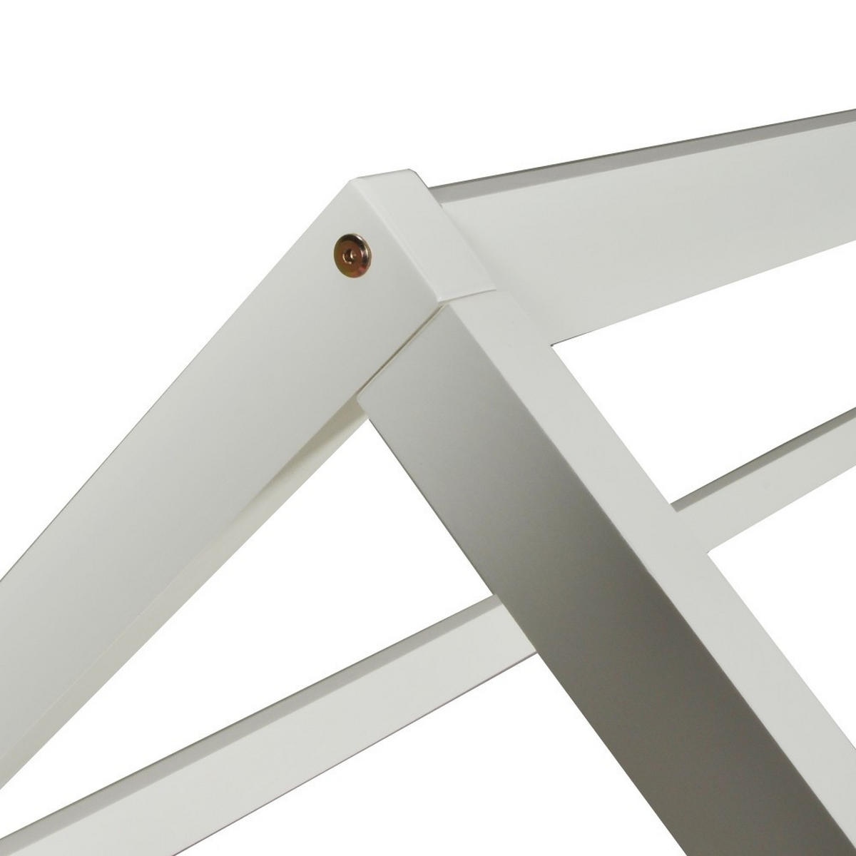 HAUSBETT KIWI mit Matratze/ Kinderbett 90x190 cm - Weiß - Weiß, Holz (90/190cm) - Weber Industries