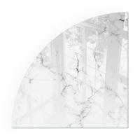 GLASPLATTE für Kamin 100x100 cm - Weiß, Glas (100/100/0.4cm) - TULUP