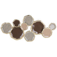 WANDDEKORATION Metall gold Argon - Goldfarben, Metall (118/57/3cm) - Beliani