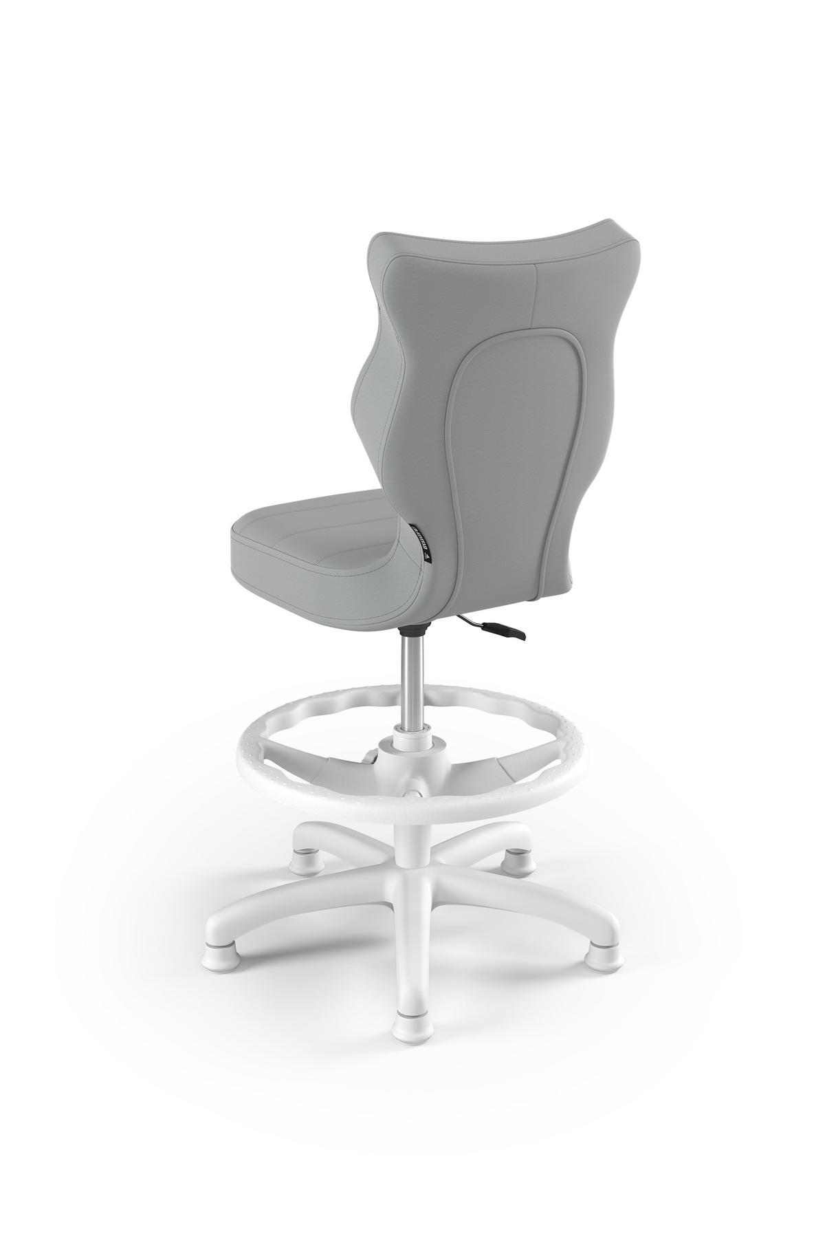 KINDERSTUHL Petit mit Fußstütze - Hellgrau/Weiß, Textil (66/90/66cm) - RAUMHIRSCH FURNITURE