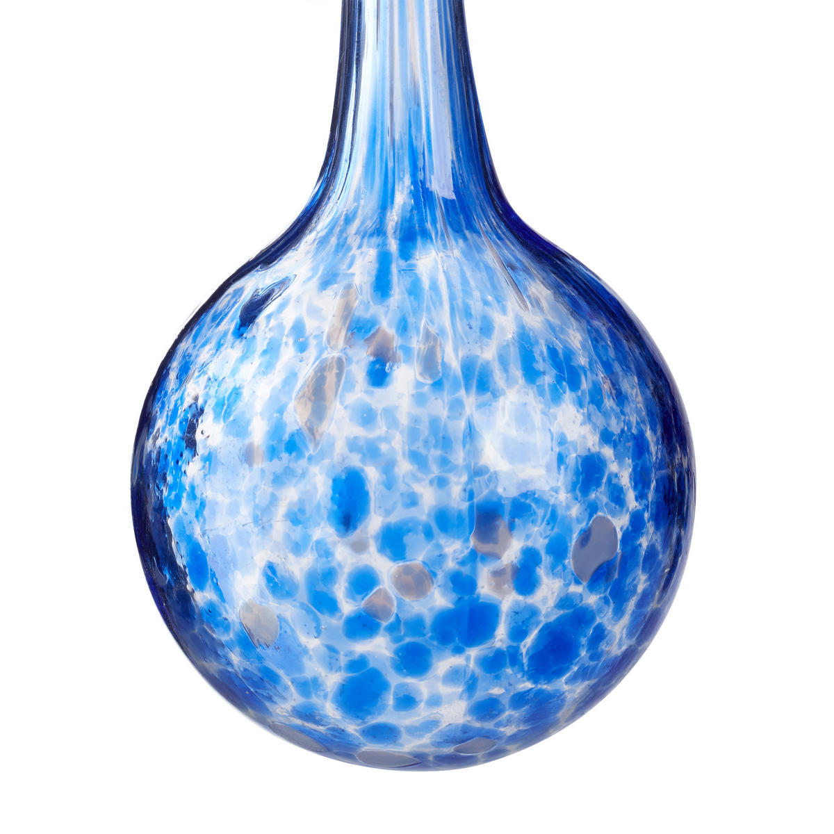2XBEWÄSSERUNGSKUGEL - Blau, Glas (6/15/6cm) - Relaxdays