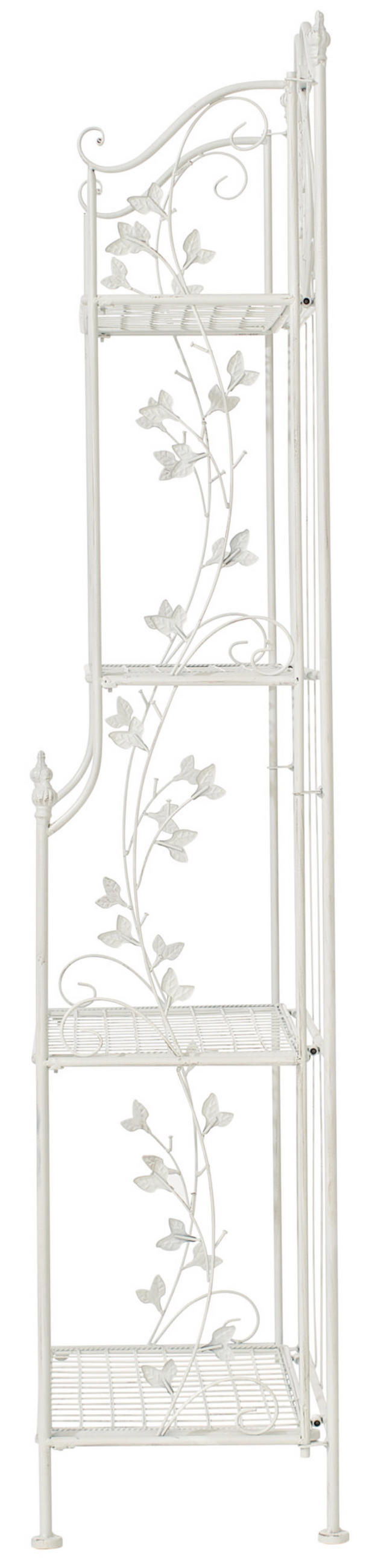 STANDREGAL Aaron antik weiß - Weiß, Metall (60/158/33cm) - TPFGarden