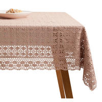 TISCHDECKE Folkelips - Dunkelrosa, Textil (220/150/1cm) - home&you
