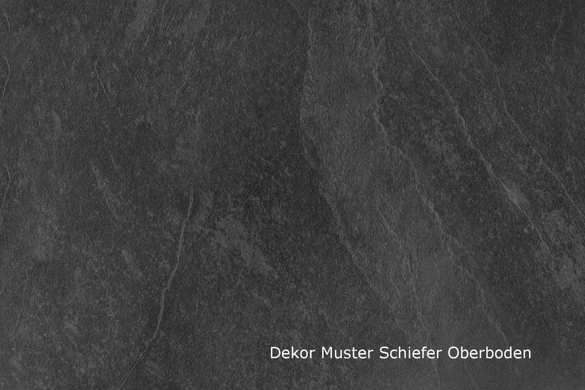 COUCHTISCH grau, Schiefer 100 cm, Wohnzimmertisch mit Schublade - Schieferfarben/Dunkelgrau, Holzwerkstoff/Kunststoff (55/100/40cm) - Furn.Design
