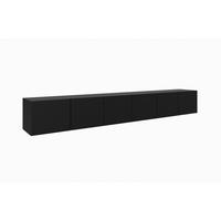 TV-SCHRANK LIO - Schwarz, Holzwerkstoff (300/41/40cm) - Meblini