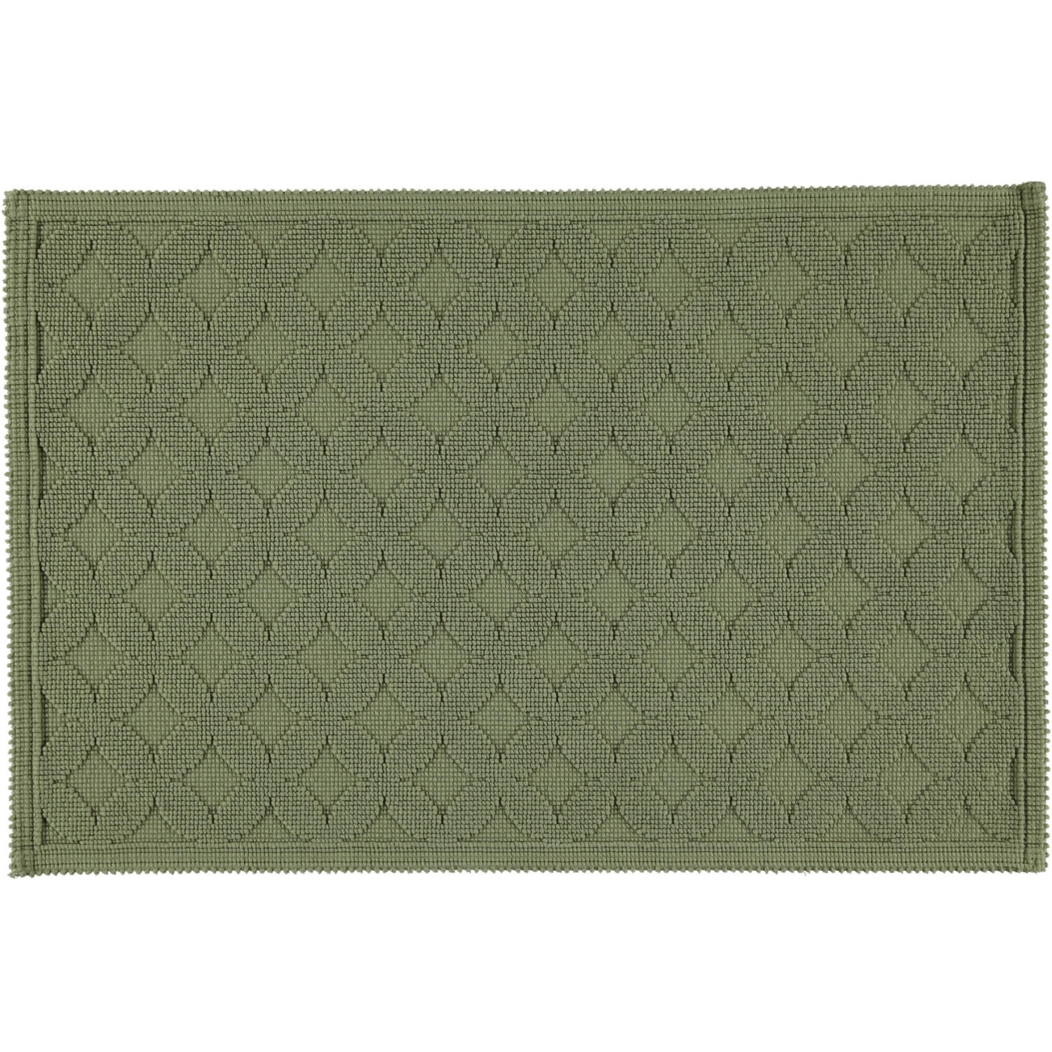 BADEMATTEN SEASIDE OLIVE - 404 - Olivgrün, Textil (60/90cm) - Rhomtuft