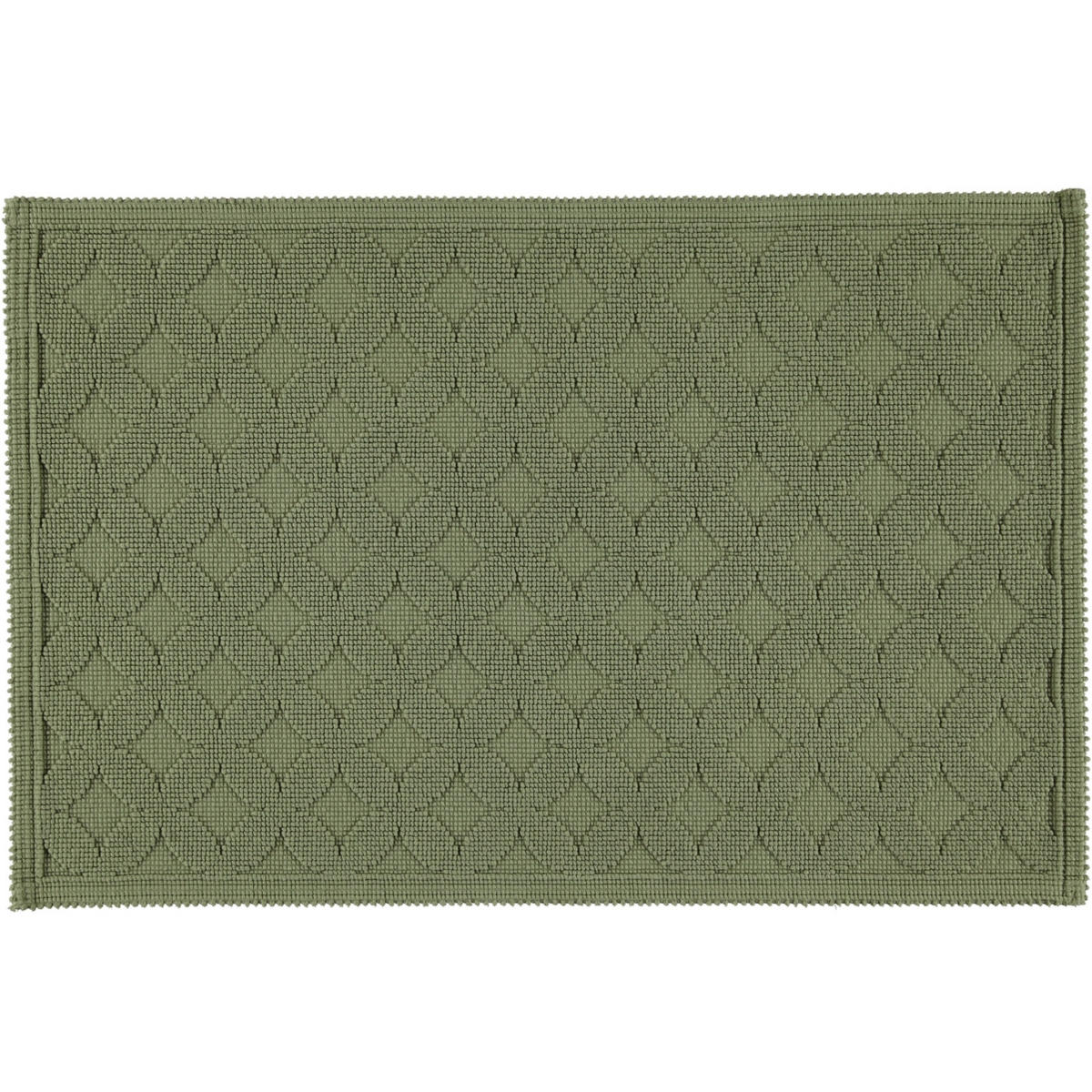 BADEMATTEN SEASIDE OLIVE - 404 - Olivgrün, Textil (60/90cm) - Rhomtuft