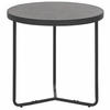 BEISTELLTISCH grau/schwarz 50 cm MELODY Melody - Schwarz/Grau, Holzwerkstoff (50/50/50cm) - Beliani