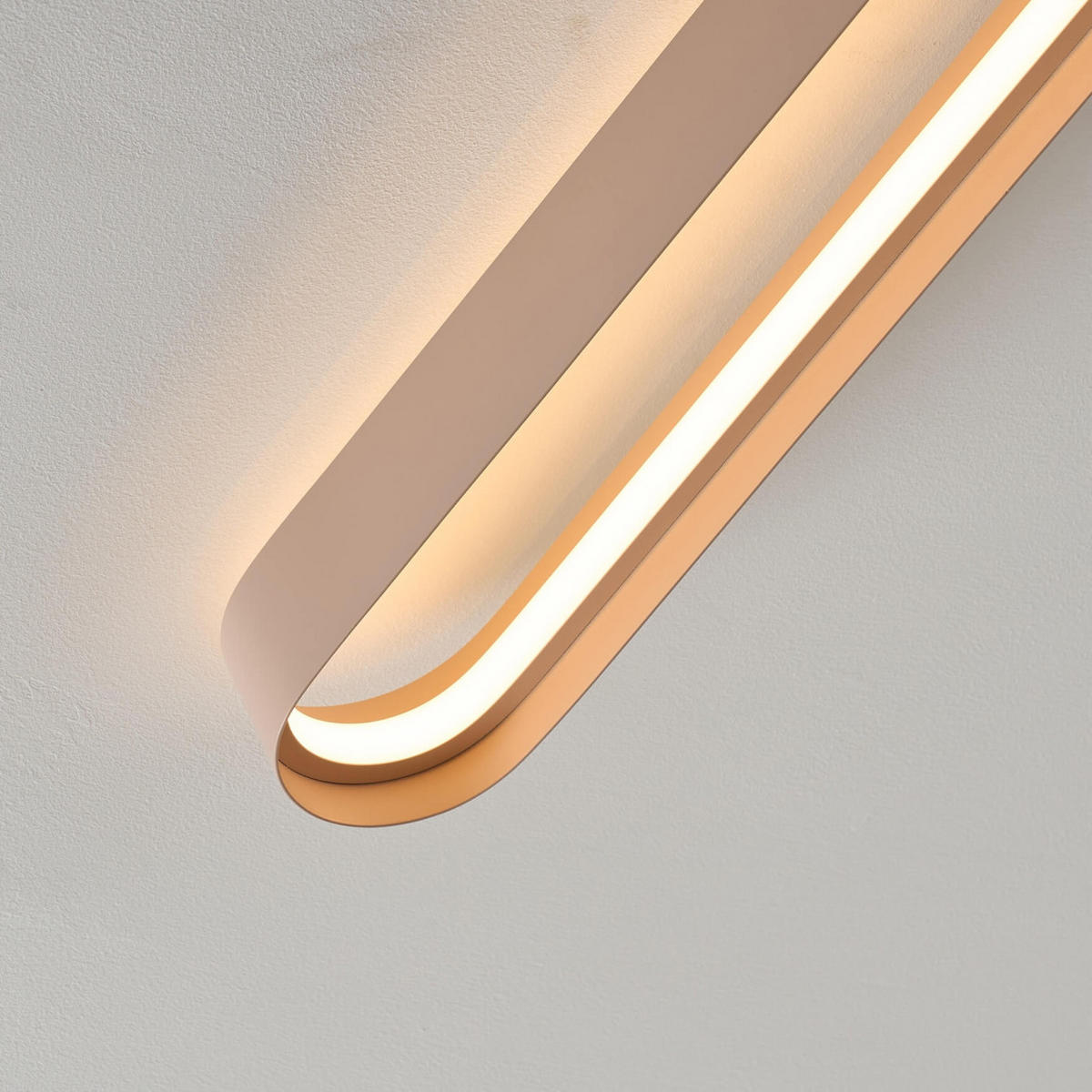 DECKENLEUCHTE Oswin, Beige, 115cm - Beige, Metall (115/10.1/8cm) - KOSILUM