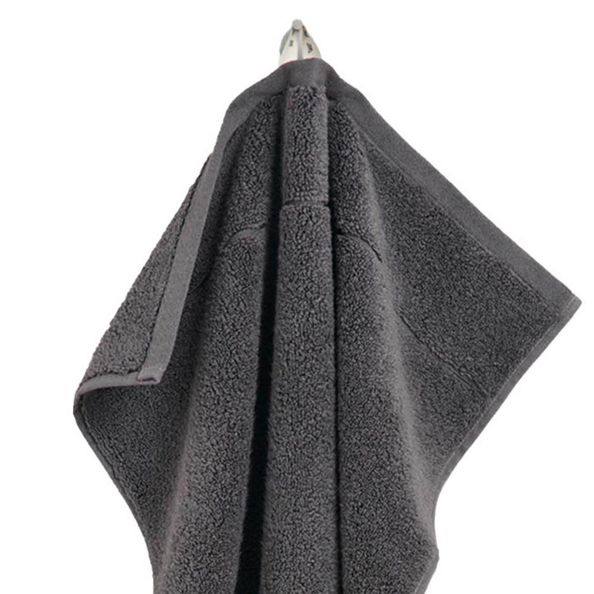 GÄSTETUCH Unisex Premium Towel Grau Baumwolle - Dunkelgrau, Textil (50/30cm) - GANT
